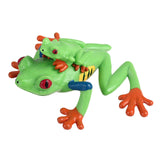 Frog Figurines Toy Frog Animal Sculpture Photo Props Teaching Aids Bath Toys 3cmx5.5cmx7cm