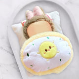 Maxbell 3x Doll Bedding Accessories Baby Doll Blankets for 17cm Dolls Birthday Gifts