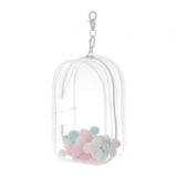 Maxbell Clear Figure Display Bag with Keychain for Showing Off Boxes Doll Collectors clear