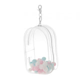 Maxbell Clear Figure Display Bag with Keychain for Showing Off Boxes Doll Collectors clear