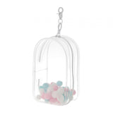 Maxbell Clear Figure Display Bag with Keychain for Showing Off Boxes Doll Collectors clear