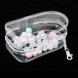 Maxbell Clear Figure Display Bag with Keychain for Showing Off Boxes Doll Collectors clear