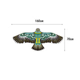 Maxbell Maxbell Birds Kite Easy to Fly 62.99inch Long Fun Beginners Lifelike Flying Toy Eagle Shape Green