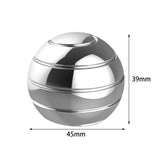 Maxbell Maxbell Desk Toy Office School Toy Stress Relief Desk Toys Ball argent