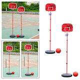 Basketball Hoop Outdoor Toy Kids Basketball Hoop for Backyard Indoor Outdoor 1.73m