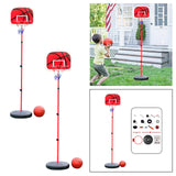 Basketball Hoop Outdoor Toy Kids Basketball Hoop for Backyard Indoor Outdoor 1.73m