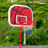 Basketball Hoop Outdoor Toy Kids Basketball Hoop for Backyard Indoor Outdoor 1.73m