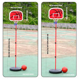 Basketball Hoop Outdoor Toy Kids Basketball Hoop for Backyard Indoor Outdoor 1.73m