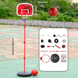 Basketball Hoop Outdoor Toy Kids Basketball Hoop for Backyard Indoor Outdoor 1.73m