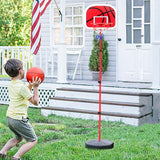 Basketball Hoop Outdoor Toy Kids Basketball Hoop for Backyard Indoor Outdoor 1.73m