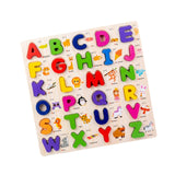 Maxbell Maxbell Wooden Alphabet Puzzle Gift Educational Toy for Ages 0-3 Years Children Kids