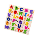 Maxbell Maxbell Wooden Alphabet Puzzle Gift Educational Toy for Ages 0-3 Years Children Kids