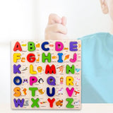 Maxbell Maxbell Wooden Alphabet Puzzle Gift Educational Toy for Ages 0-3 Years Children Kids