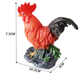 Maxbell Maxbell Chicken Figurine Home Decor Crafts Rooster Statue for New Year Party Holiday