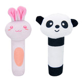 Maxbell Soft Rattle Toy Musical Educational Toys Squeaker Toy Rattle for Babies Rabbit