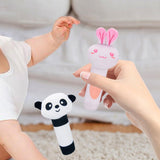 Maxbell Soft Rattle Toy Musical Educational Toys Squeaker Toy Rattle for Babies Rabbit