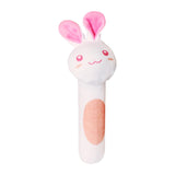 Maxbell Soft Rattle Toy Musical Educational Toys Squeaker Toy Rattle for Babies Rabbit