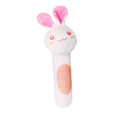 Maxbell Soft Rattle Toy Musical Educational Toys Squeaker Toy Rattle for Babies Rabbit