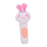 Maxbell Soft Rattle Toy Musical Educational Toys Squeaker Toy Rattle for Babies Rabbit