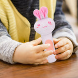 Maxbell Soft Rattle Toy Musical Educational Toys Squeaker Toy Rattle for Babies Rabbit