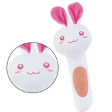 Maxbell Soft Rattle Toy Musical Educational Toys Squeaker Toy Rattle for Babies Rabbit