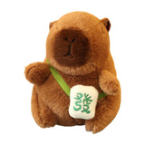 Maxbell Maxbell Capybara Keychain Plush Toy Funny Keyring Charm for Kids Girls Boys Children Green