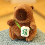 Maxbell Maxbell Capybara Keychain Plush Toy Funny Keyring Charm for Kids Girls Boys Children Green