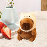 Maxbell Capybara Keychain Plush Toy Soft Bag Pendant for Children Kids Girls Boys