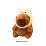 Maxbell Capybara Keychain Plush Toy Soft Bag Pendant for Children Kids Girls Boys