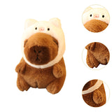 Maxbell Capybara Keychain Plush Toy Soft Bag Pendant for Children Kids Girls Boys