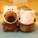 Maxbell Capybara Keychain Plush Toy Soft Bag Pendant for Children Kids Girls Boys