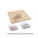 Maxbell Wooden Tic TAC Toe Game for Kids Educational Toys Desk Toys for Family Night