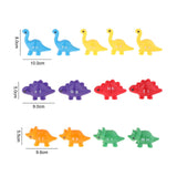 Maxbell Counting Sorting Toy Pairing Dinosaur Fine Motor Toy for Construction Skills Alphabet