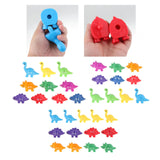 Maxbell Counting Sorting Toy Pairing Dinosaur Fine Motor Toy for Construction Skills Alphabet