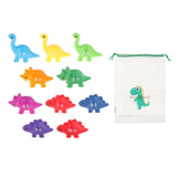 Maxbell Counting Sorting Toy Pairing Dinosaur Fine Motor Toy for Construction Skills number