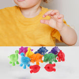 Maxbell Counting Sorting Toy Pairing Dinosaur Fine Motor Toy for Construction Skills number