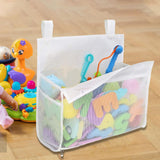 Maxbell Mesh Bath Toy Organizer Multipurpose Baby Bath Toy Storage for Kids Bathroom white