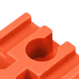 Maxbell 10Pcs Wood Train Track Adapter for Stem Kits Toy Building Set Building Games Orange