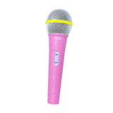 Maxbell Kids Microphone Toy Costume Prop Fake Microphone for Home Halloween Carnival Pink