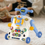 Maxbell Baby Walkers for Boys Girls Early Learning Push Toy Gift Learning Walking Toy blue