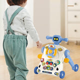 Maxbell Baby Walkers for Boys Girls Early Learning Push Toy Gift Learning Walking Toy blue