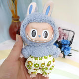 Maxbell Plush Doll Short Pants Cute Birthday Gifts Make Your Own Dolls for 17cm Doll Kiwifruit