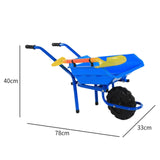 Maxbell 2 Wheel Wheelbarrow Toy Beach Accessories Birthday Gift Kids Gardening Tool