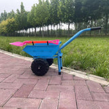 Maxbell 2 Wheel Wheelbarrow Toy Beach Accessories Birthday Gift Kids Gardening Tool