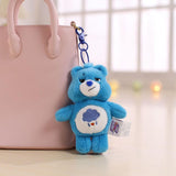 Maxbell Maxbell Bear Plush Keychain Toy Kids Adults Gifts Cartoon Photo Props Bag Decoration blue