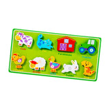 Maxbell Wooden Puzzle Wooden Toy Educational Toys for Toddlers Age 4+ Years Old Farm