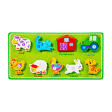 Maxbell Wooden Puzzle Wooden Toy Educational Toys for Toddlers Age 4+ Years Old Farm