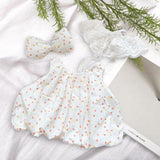 Maxbell 3x Plush Doll Dress for Kids Fashion Girl Doll Clothes Dress for 15inch Doll pink dots