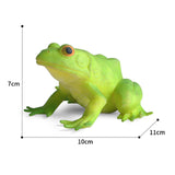 Maxbell Simulation Frog Figurine Cute Sensory Toy for Birthday Gift Kids Party Favor