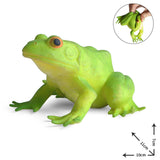 Maxbell Simulation Frog Figurine Cute Sensory Toy for Birthday Gift Kids Party Favor